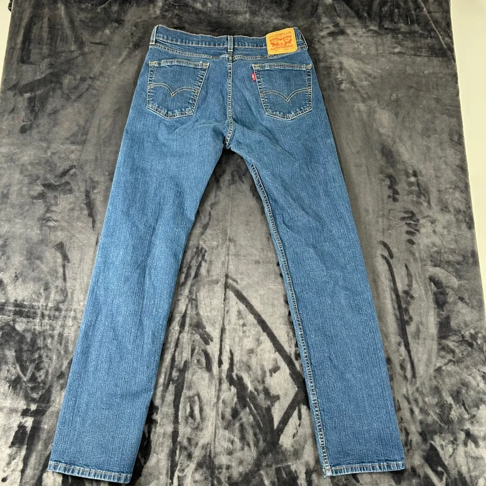 Levi's 505 Regular Fit Jeans Mens 34x34 Blue Straight Leg Denim 3392